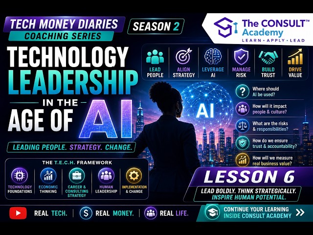 Technology Leadership in the Age of AI | Leading People, Strategy & Change | Lesson 6