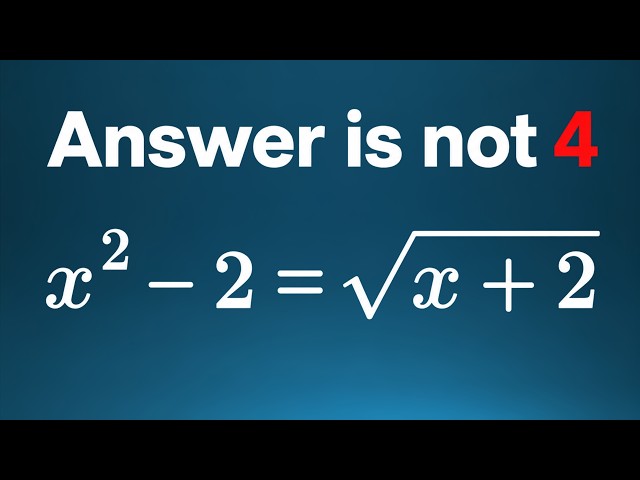 Can You Find the Value of X in This Algebra Equation? | Math Olympiad