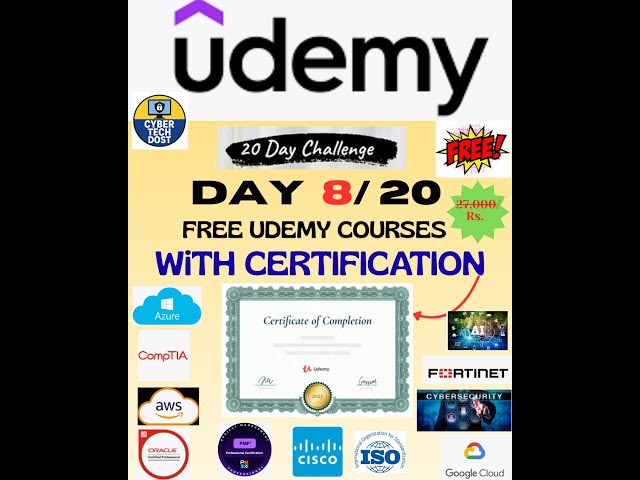 DAY 8/20 🚀 8 Premium Udemy Courses FREE 🎓 #ccnp  #github #sql #chatgpt #udemy (Worth 27,000 Rs FREE)