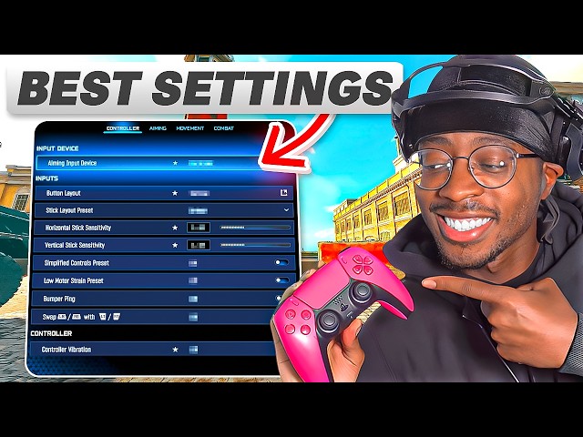 NEW BEST Warzone Controller Settings For AIM + Movement 🎮