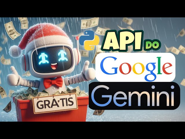 API do Gemini AI da Google Grátis em Python - Assistente Falante