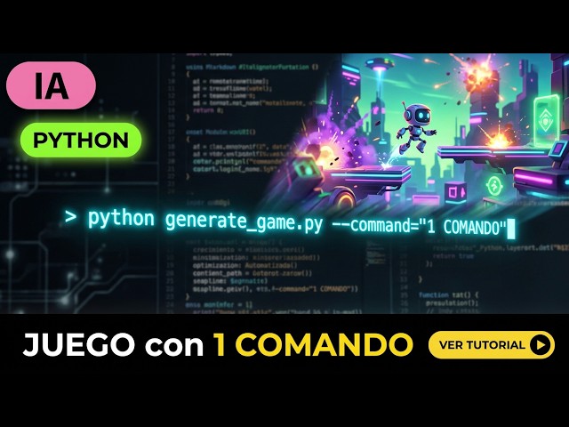 How to Generate a Video Game with AI in 1 Command