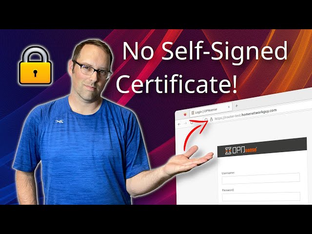 Replacing the Self Signed Certificate in OPNsense with Let's Encrypt