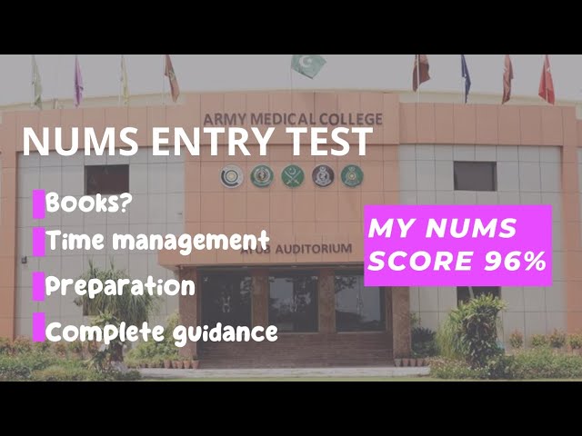Nums test preparation|Nums test 2023|How to be a captain doctor #nums #mdcat