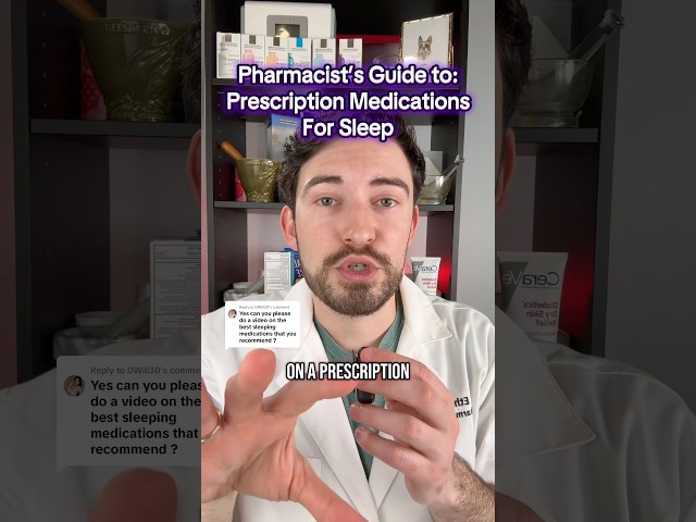 BEST prescription medications for CHRONIC insomnia #insomnia #sleep #sleepaid