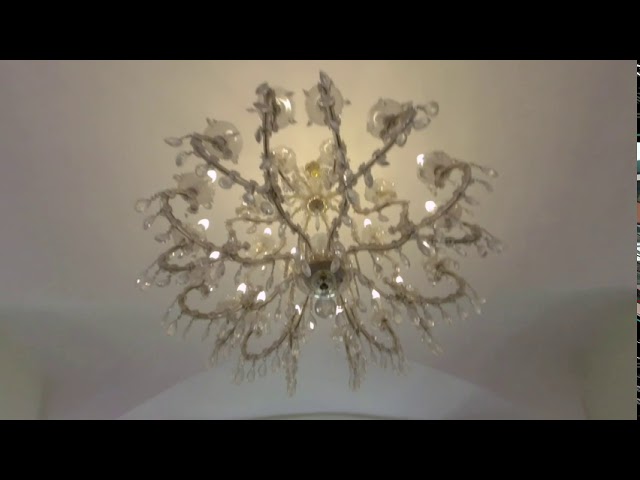 A Chandelier at the Monastery Library on Your VR180 Holiday