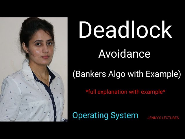 Lec23 Deadlock Avoidance: Banker's Algorithm with example | Operating System