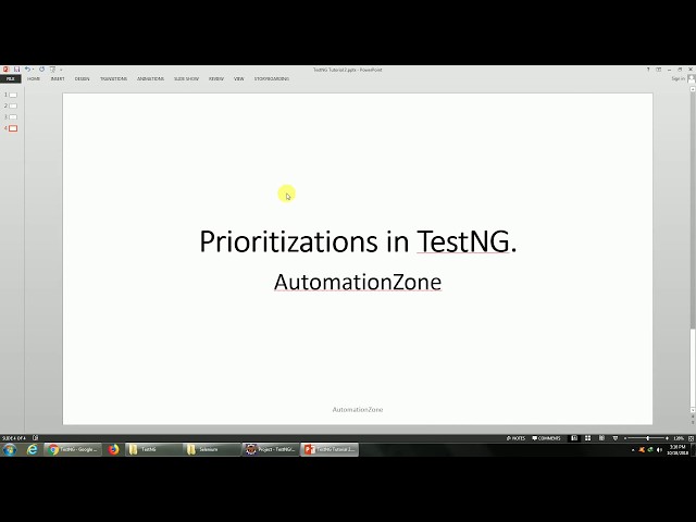 Prioritizations in TestNG - TestNG Tutorial 3