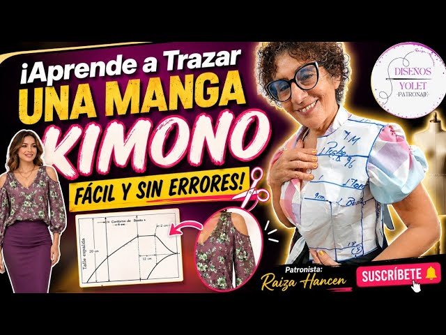 How to Draft an Easy and Perfect Kimono Sleeve! ✂️ Step-by-step