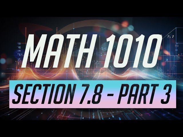 Section 7.8 - Applications of Exponential Equations - Part 3/5