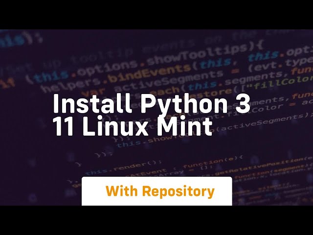 install python 3 11 linux mint