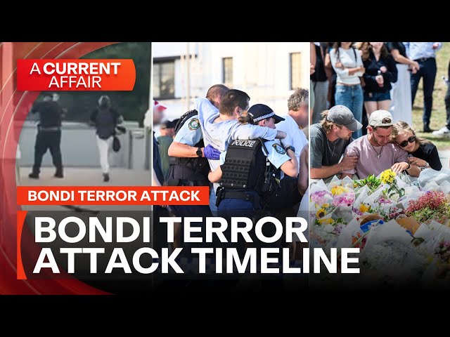 Bondi attack timeline: From celebration to chaos in nine minutes | A Current Affair