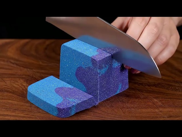 AI Immersive ASMR: 🌌The Fantastic Journey of Cutting Space Sand, Lulling You into Sweet Sleep💤