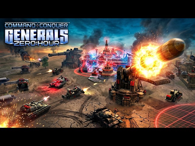 Generals Zero Hour 💥 3 Hard AI vs China’s Mightiest Artillery | AI Challenge