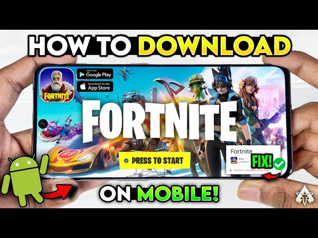 🔥 HOW TO DOWNLOAD FORTNITE MOBILE ON ANDROID & iOS IN ANY COUNTRY! | FORTNITE CHAPTER 7 MOBILE