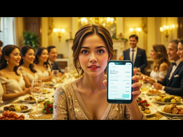 At New Year's dinner, he said “I pay for everything”—the banking app revealed my name…