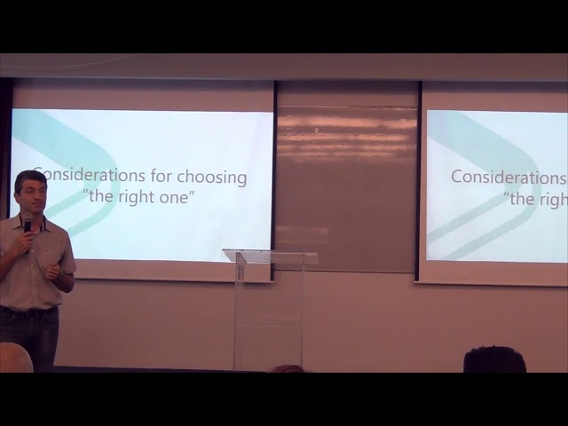 Sql Saturday 2019: Lost in the wealth of database products? by Michael Zilbershtein