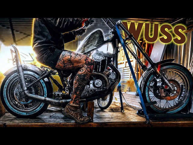 Too SOFT for hardtail? - 1979 Ironhead Chopper project.