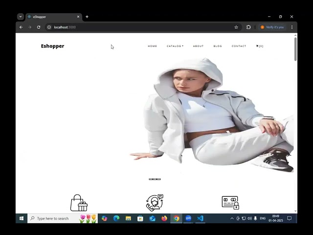 React JS Project with bootstrap in Hindi #2 ecommerce website