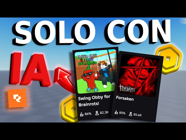 This AI makes Roblox games for you… (earn robux)