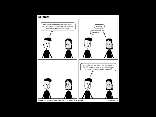 Coding a comiCSS comic with HTML