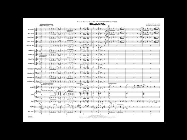 Humanism by Jonathan M. Batiste/arr. Paul Murtha
