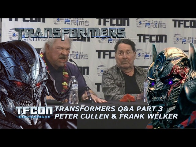 Megatron's Voices | Frank Welker's Iconic Voice | Peter Cullen & Frank Welker at TFcon LA 2026 Pt 3