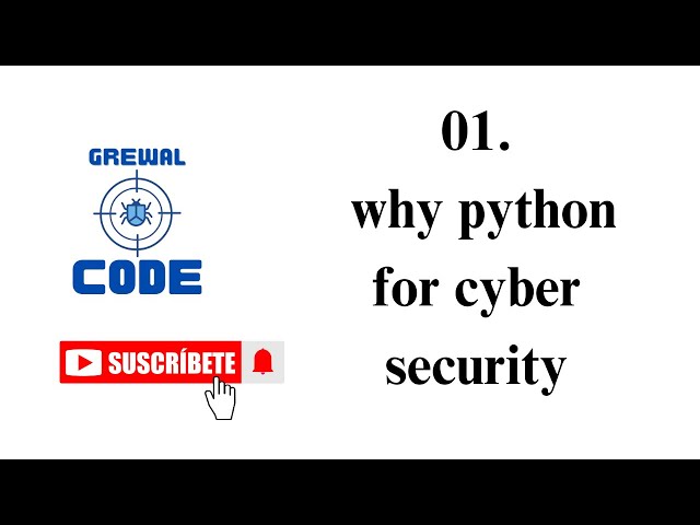 01 why python  for cyber security | python for cyber security