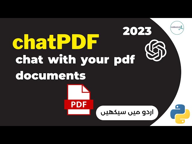 chatpdf and other documents | build your own app in streamlit