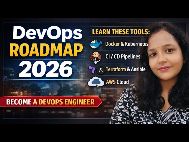 DevOps Engineer Roadmap 2026 | Tools You Must Learn to Succeed in DevOps