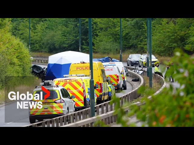 Wrong-way crash on UK highway kills 7 people, including 2 police officers