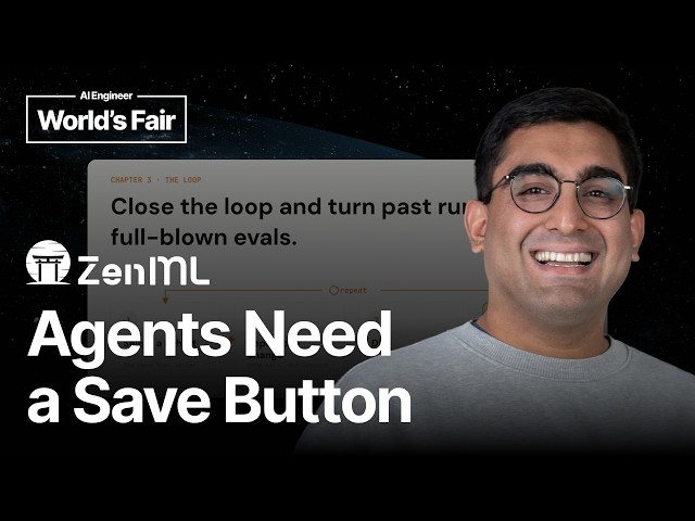 Your Agents Need a Save Button - Hamza Tahir, ZenML