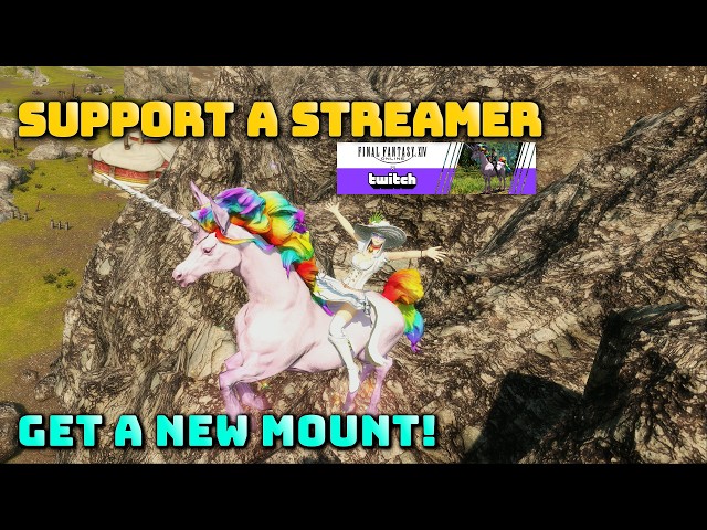 FFXIV: Twitch Crossover Alsvid Mount Details & Preview