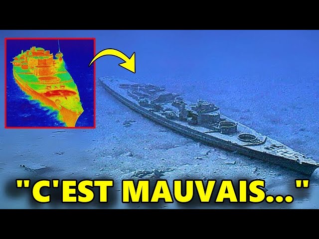 An Underwater Drone Sent Towards the Wreck of the Bismarck: What They See Terrorizes the World