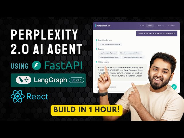 Build an AI Chatbot with Live Web Search | Python Tutorial (LangGraph + React + FastAPI)