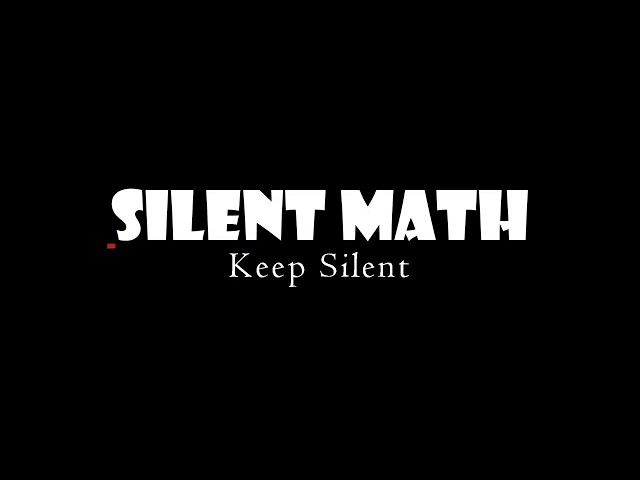 Silent Math 31 : Try to guess the solution without using a pen