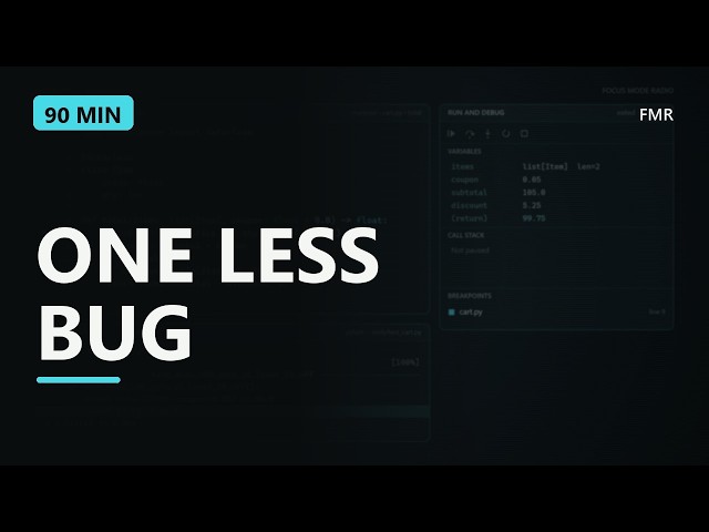 Debugging Music — Find the Bug, Keep Your Cool | 90 Min