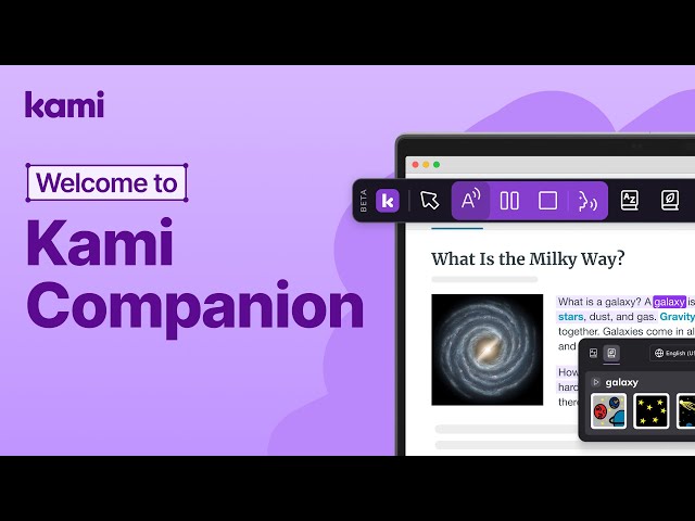 Kami Companion: Removing barriers to inclusive, independent learning