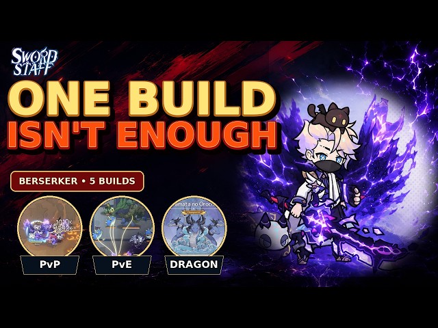 The BEST Berserker Builds For Every Mode! PVE, Dragon, & PVP | Sword x Staff