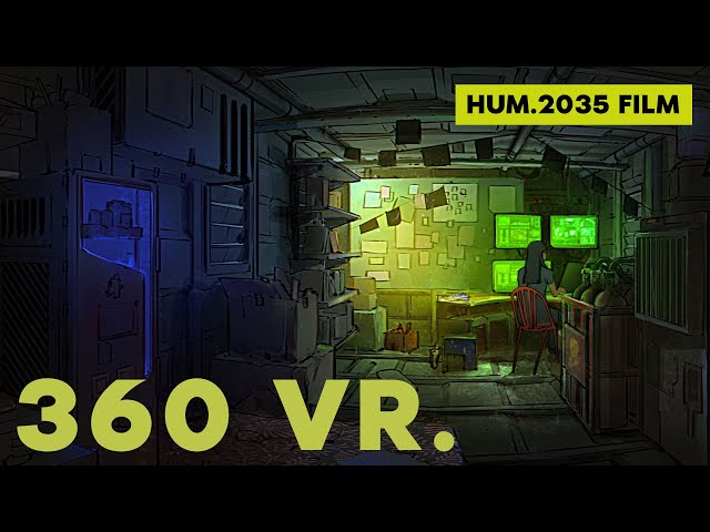 HUM.2035 | Illustrated VR Shot | Investigator's Office
