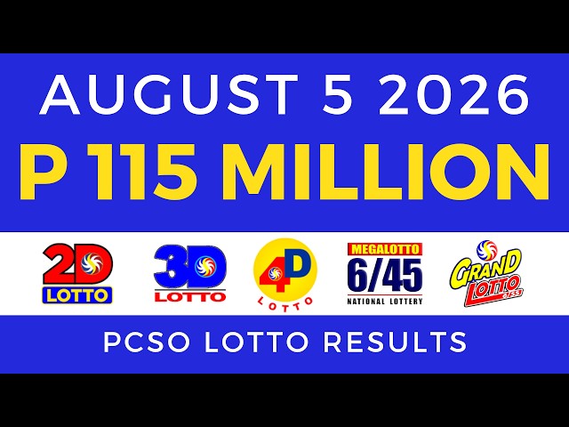 Lotto Result Today 9PM August 5 2026 PCSO