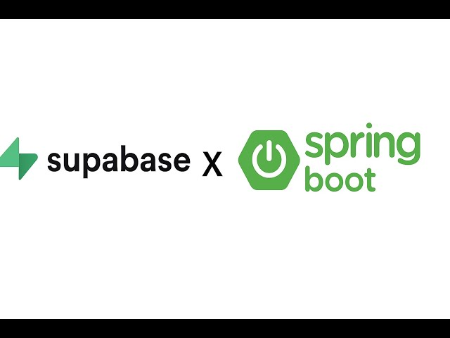 Connect supabase to spring boot
