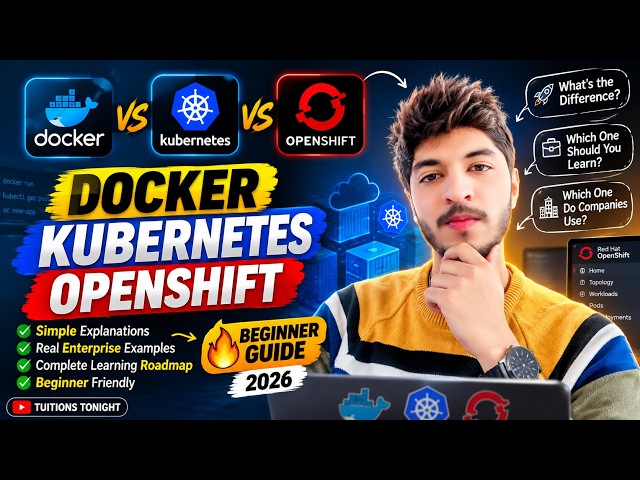 Docker vs Kubernetes vs OpenShift | Complete DevOps Roadmap