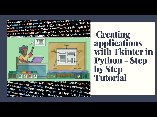 Create a GUI app with Tkinter - Step by Step Tutorial