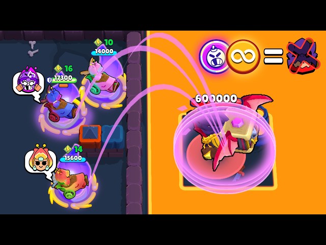 INFINITE OP HYPERCHARGE + BUFFIE = BOSS GAME OVER 💀 Brawl Stars 2026 Funny Moments, Fails ep.1985