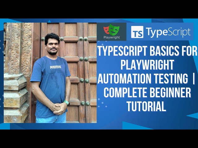 TypeScript Basics for Playwright Automation Testing | Complete Beginner Tutorial