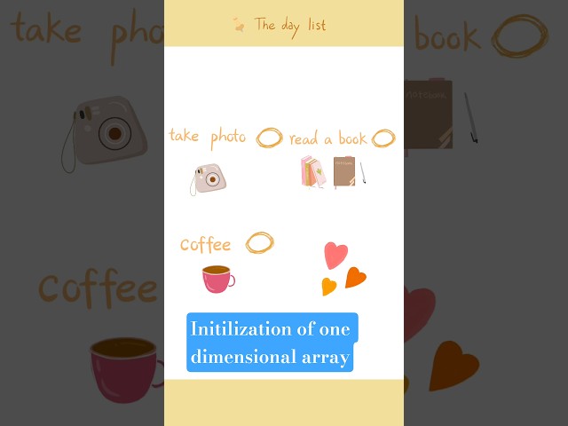 initilization of one dimensional array.#c #coding #java #python #bca #mca #c++#bareillycollege #vlog