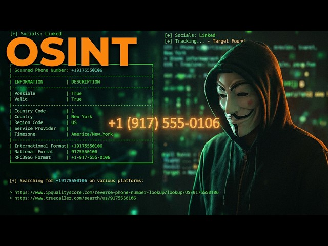 How to Track a Phone Number with Kali Linux in Seconds – Ethical Hacking Demo