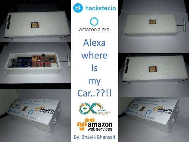 Alexa where is my car | hackster.io | AWS | The Alexa & Arduino Smart Home Challenge