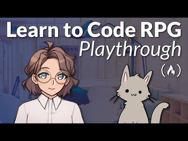 Learn to Code RPG - A freeCodeCamp.org Game [playthrough + gamedev interview]